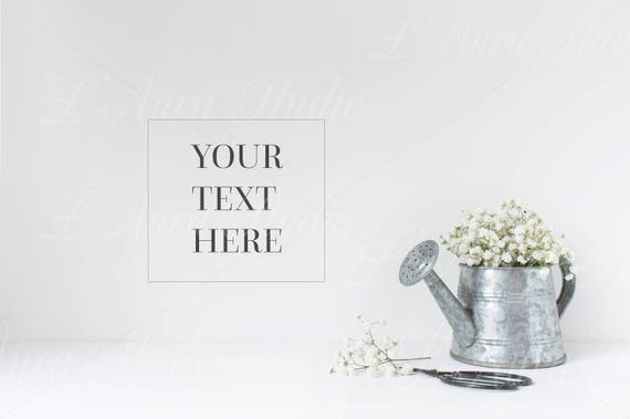 Floral Styled Wall Mockup Styled Stock Photography Floral Styled Wall Mockup Styled Stock Photography