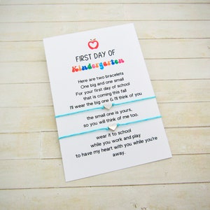 Mommy And Me Bracelets, First Day Of School Bracelet,  Kindergarten Bracelet, Mommy and Me, Back To School, Back To School Gifts, Gifts