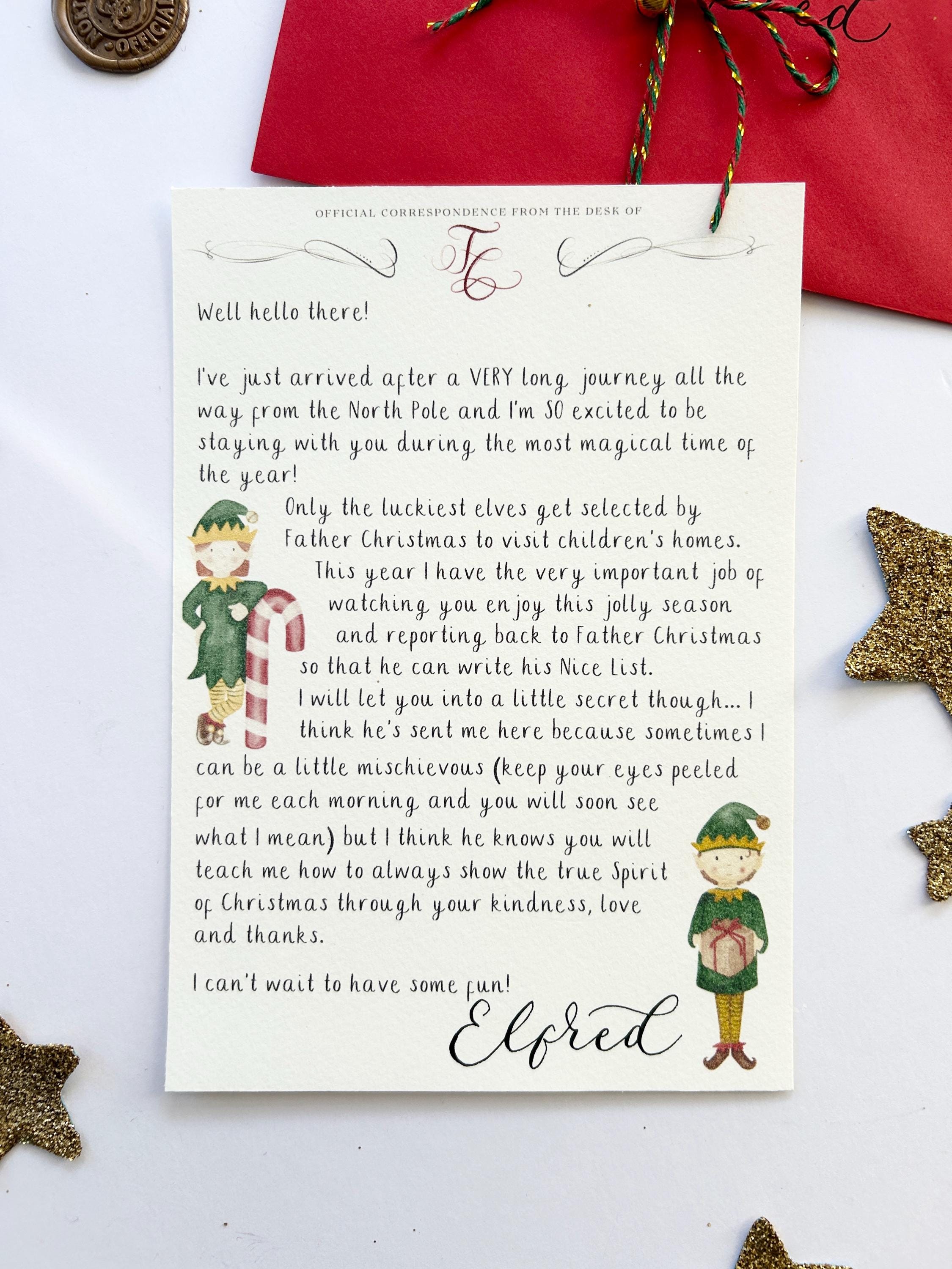 Second Ave Biglietto Di Natale Con Renna Ed Elfo – 210x148mm, Carta Di Lino Premium Con Busta