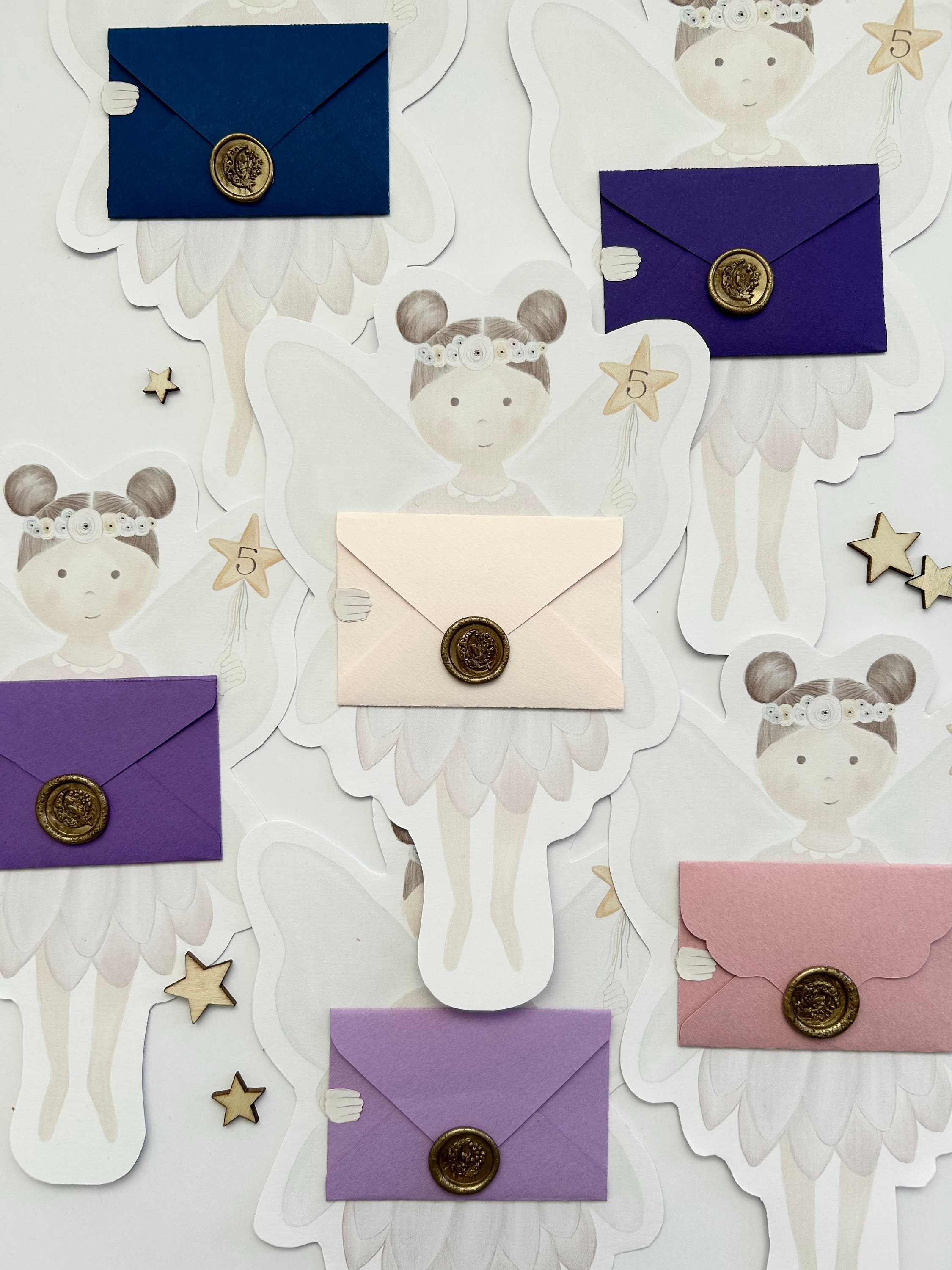 Luxury Fairy Party Invitations - Girls’ Magical 1st, 2nd, 3rd, 4th, 5th ...