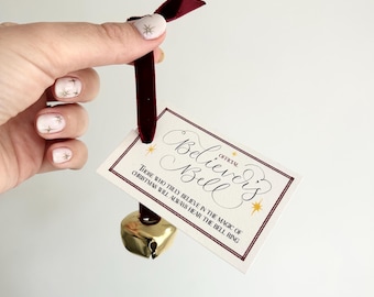 Christmas Believer's Bell - Christmas Eve Box Filler Gift for Children