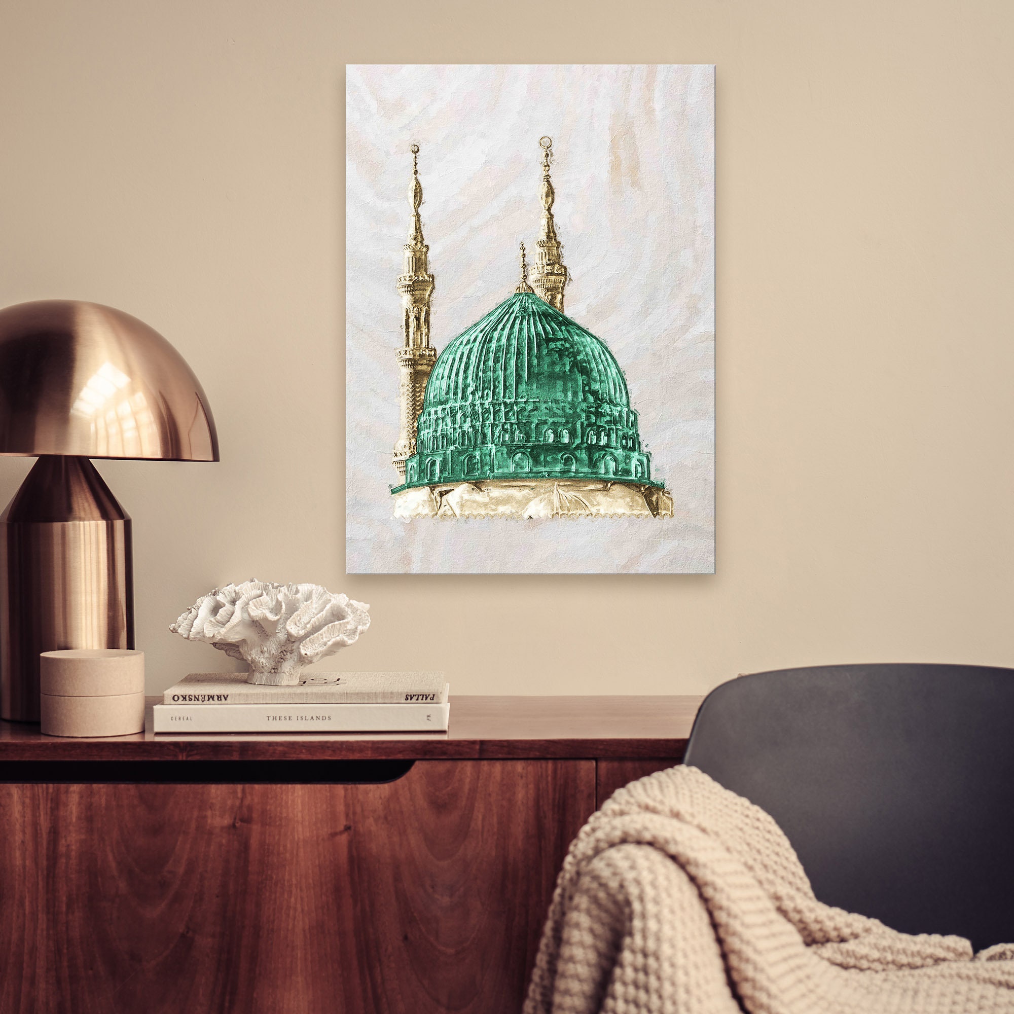 Islamic wall art Islamic mosque masjid Madina munawara masjid Etsy