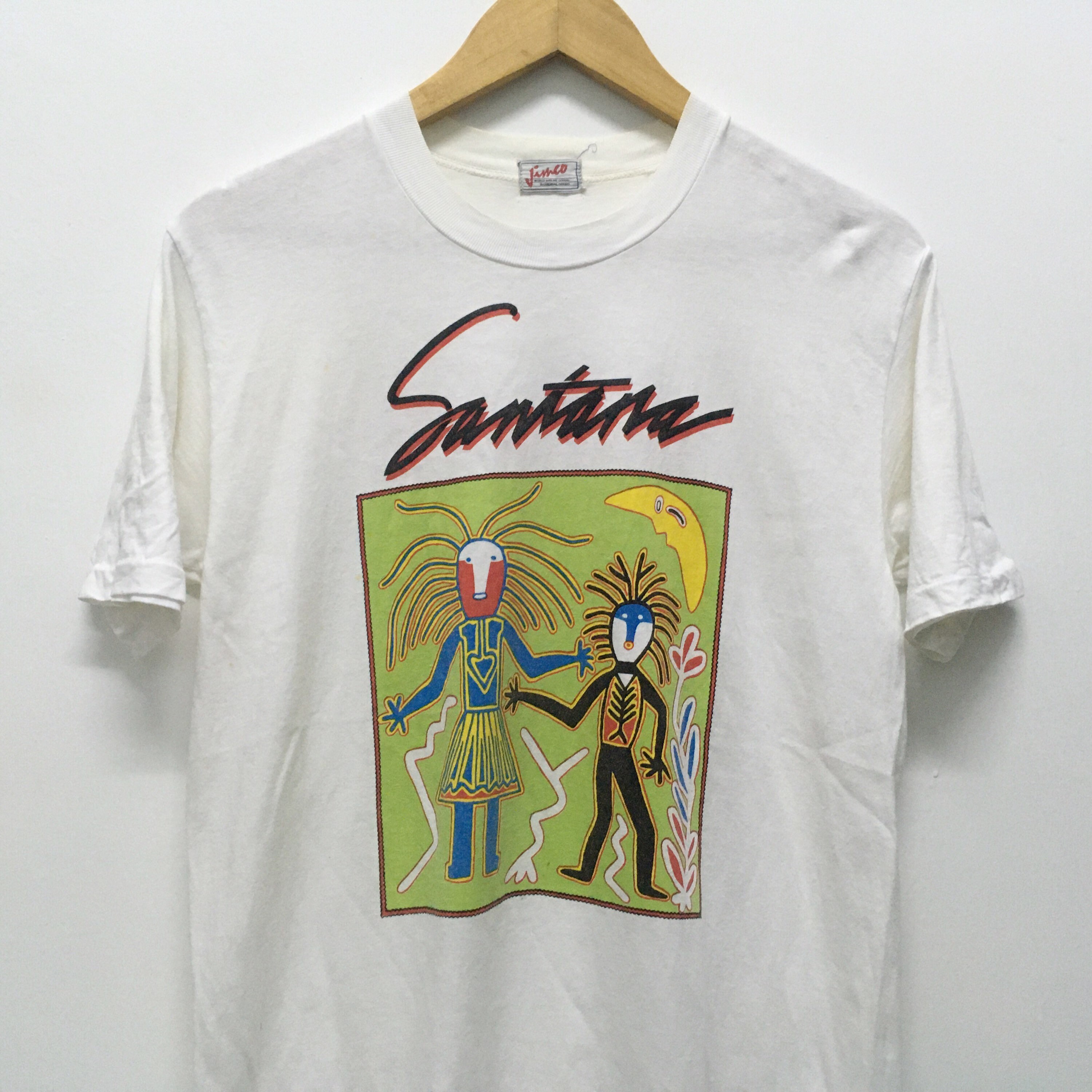 Vintage 80s 1983 Santana Japan Tour Tshirt Size L/santana Vintage 80s 1983 Santana Japan Tour Tshirt Size L/santana