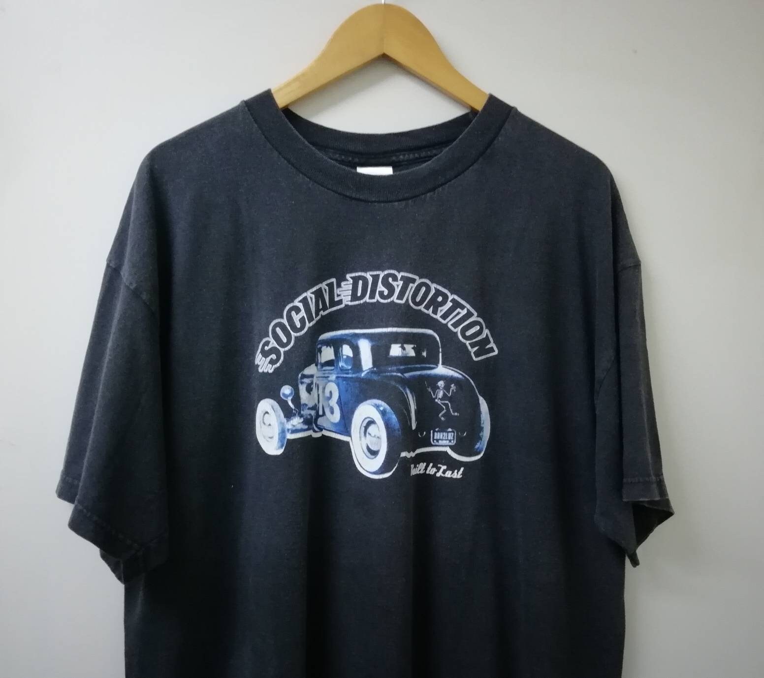 Vintage social distortion oversize Tshirt/ punk rock /pop punk/misfits