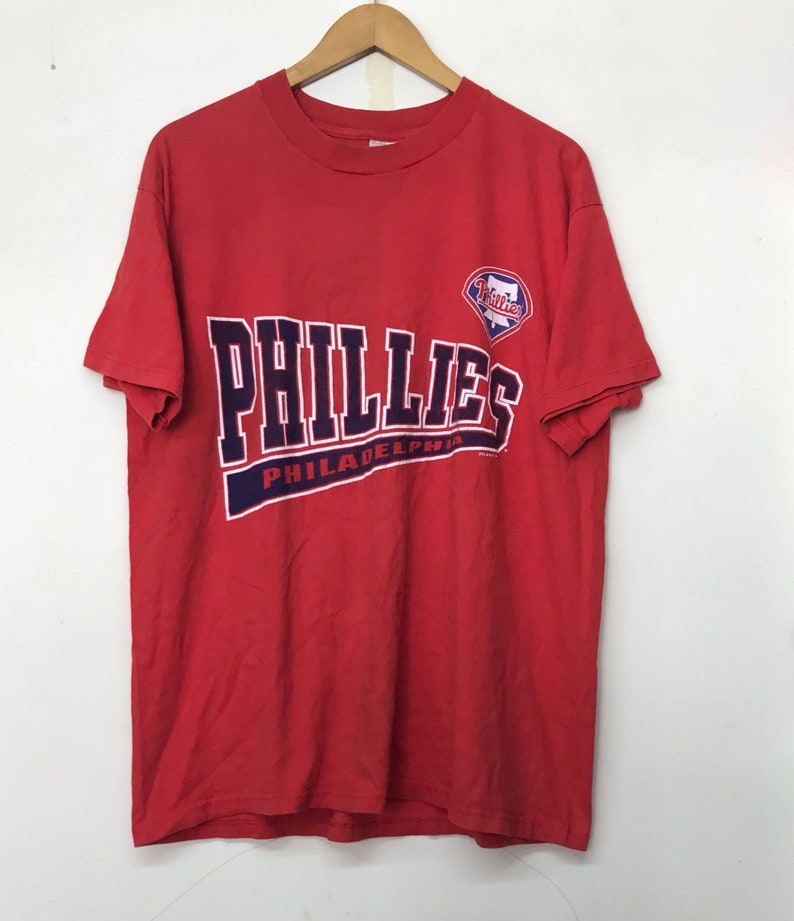 Vintage 90s 1998 Phillies philadelphia baseball tshirt size XLlos angeles dodgesNutmecMLBPAMLB