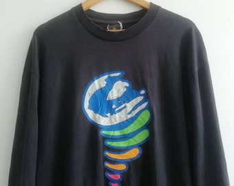 Vintage 00s manga larga Nitraid Anti babylon equipo ropa de calle japonesa marca oversize camiseta tamaño 2XL / bape / streetwear / nitraders /