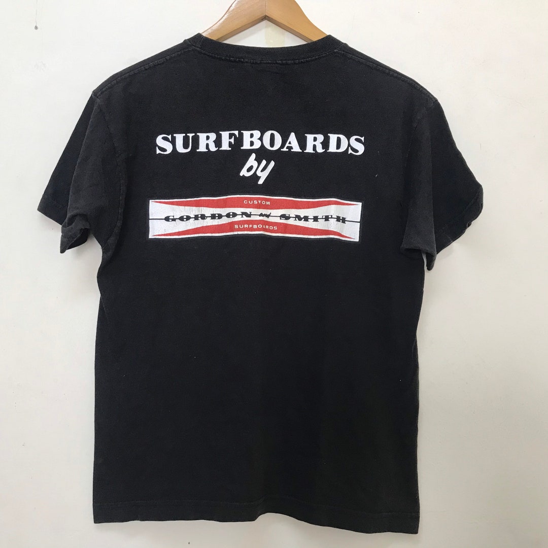 Vintage 90s Gordon Smith Surfboard Tshirt Size L/skate Surf Clothing