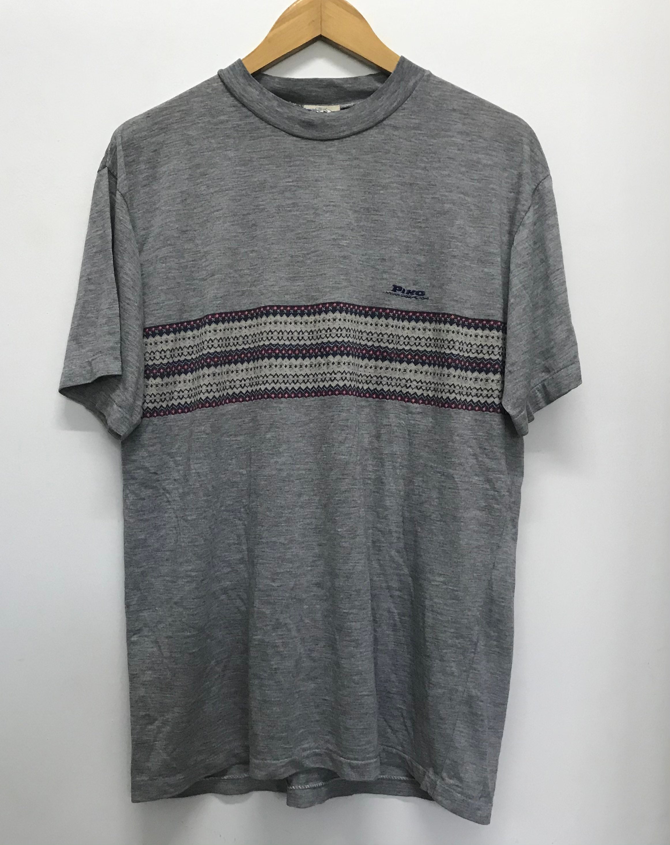 Vintage 90s Piko Stripe Tshirt Size L/piko Hawaiian/surf Vintage 90s Piko Stripe Tshirt Size L/piko Hawaiian/surf