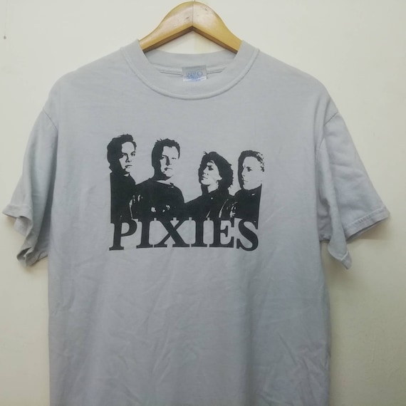 Vintage 00s Pixies Alternatice Rock Band Tshirt si