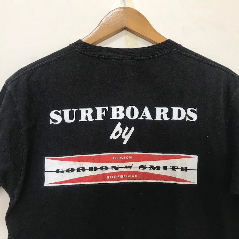 Vintage 90s Gordon Smith Surfboard Tshirt Size L/skate Surf Clothing