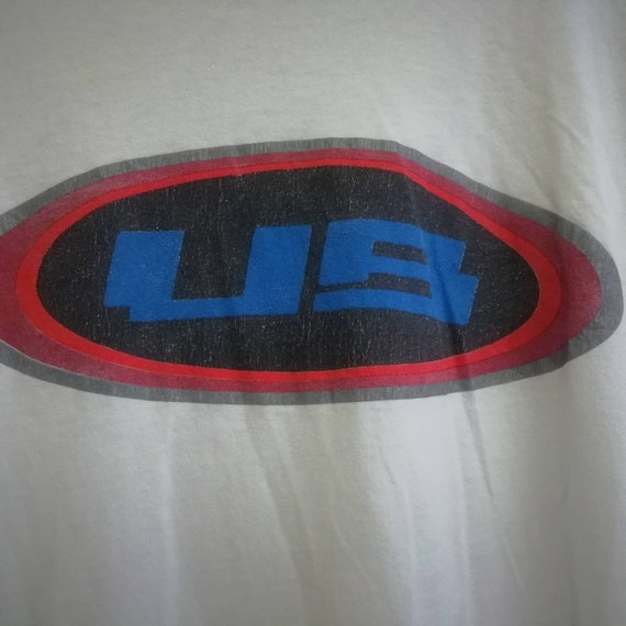 Vintage 90s Ringer Union Bay Tshirt size L/sportw… - image 3