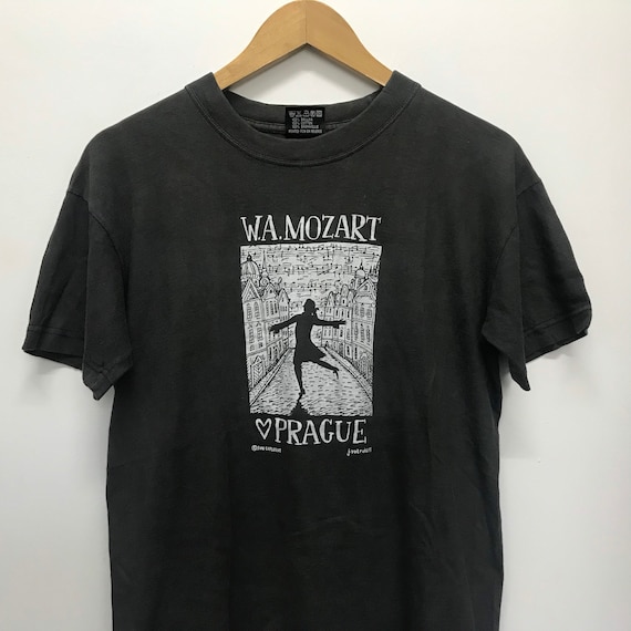 Vintage 90s 1991 Wolfgang amadeus Mozart art Tshir