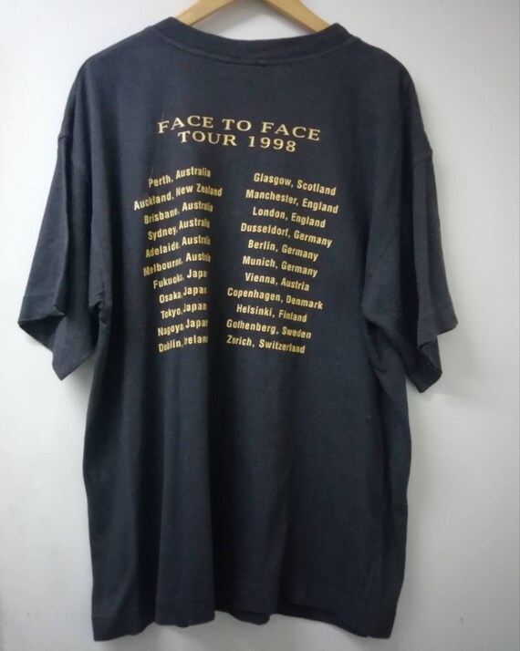 Vintage 90s billy joel tshirt size L /tour shirt … - image 2