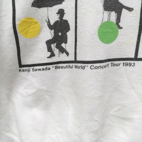 Vintage 90s kenji sawada beutiful world concert t… - image 5