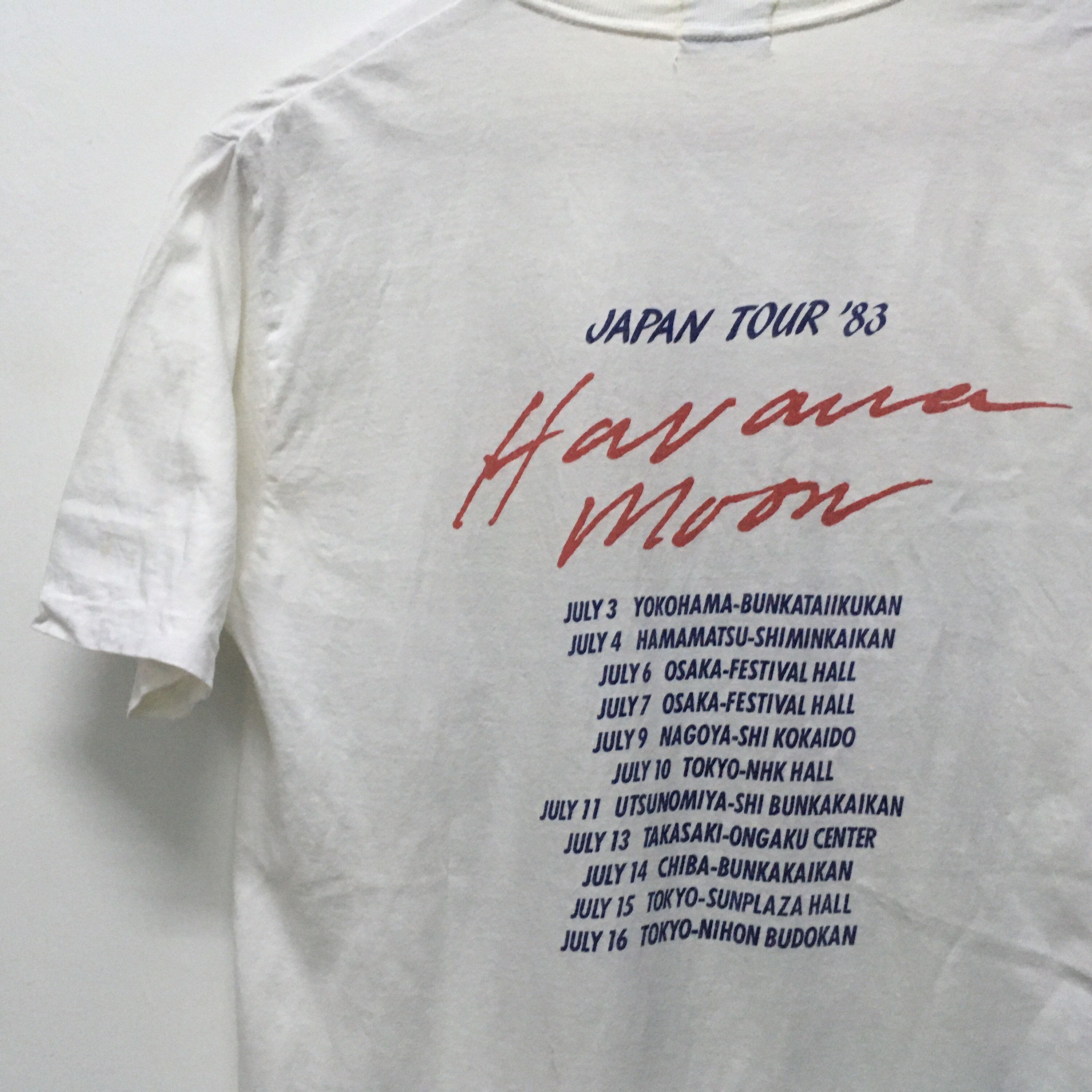 Vintage 80s 1983 Santana Japan Tour Tshirt Size L/santana Vintage 80s 1983 Santana Japan Tour Tshirt Size L/santana