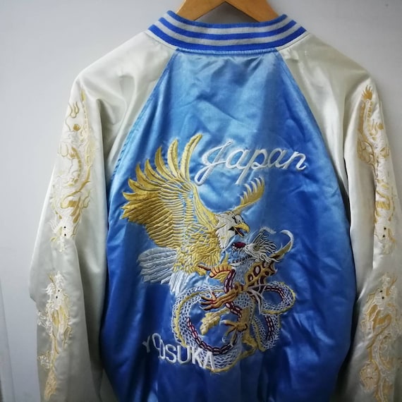 Vintage sukajan jacket/souvenir Dragon satin jacke