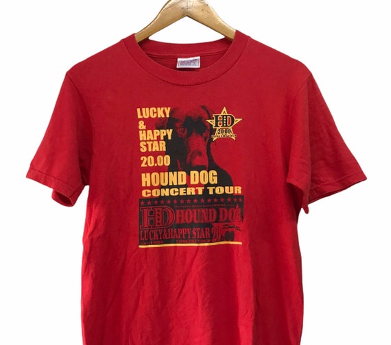 Vintage Japanese Hound Dog Rock Band Tshirt Small Size S - Etsy