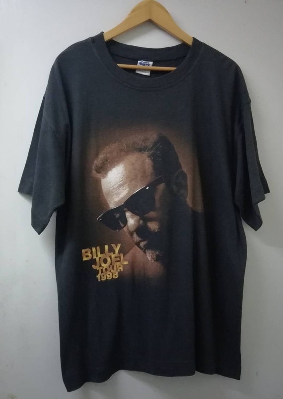 Vintage 90s billy joel tshirt size L /tour shirt … - image 4