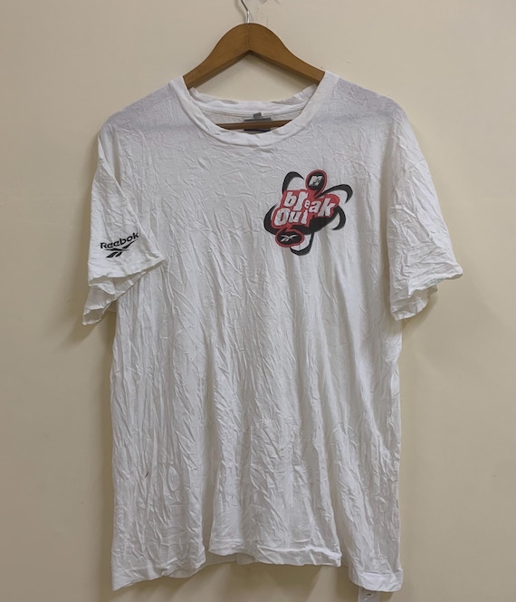 Reebok, Vintage 90s Reebok tshirt size L/break out MTV television