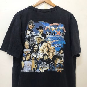 Vintage 00s country band festival Tshirt size XL/garth brooks/country show
