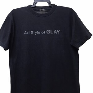 Vintage 00 art style of Glay tshirt size M /Japanese band tee size M/japan band pop rock/x japan/mr children/Luna sea