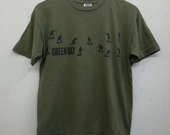 00s Green day punk rock Band Tshirt kleine Größe/ Alternative Rock /Weezer/