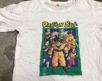Vintage 90s 1991 Dragon Ball Tshirt Youth Size 160/mecca Harajuku