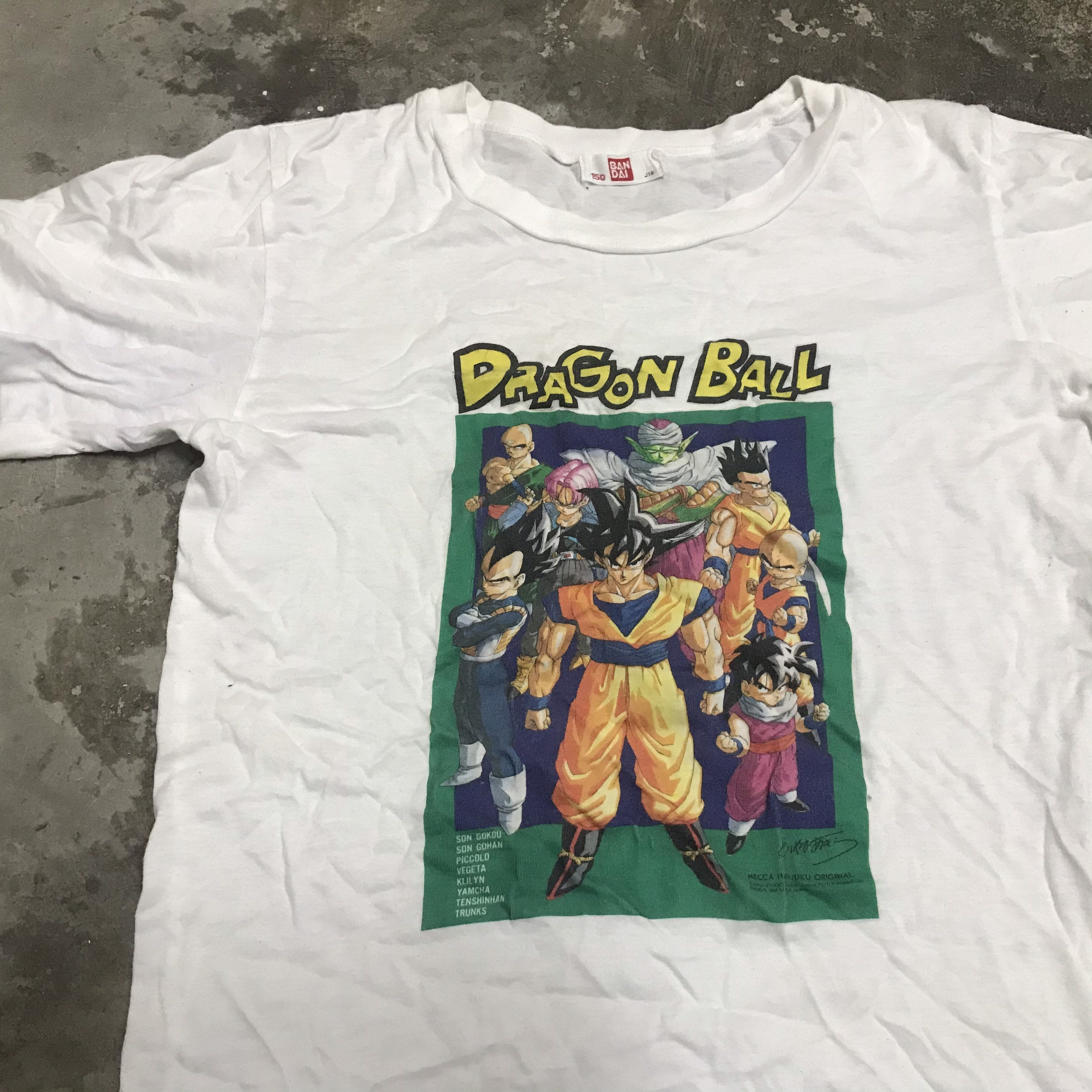 Vintage 90s 1991 Dragon Ball Tshirt Youth Size 160/mecca Harajuku