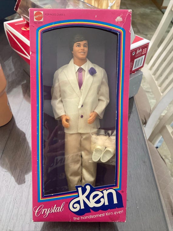 Poupée Ken Mattel Douceur Vintage 1984 - Tenue D'origine - Très Bon état (TBE)