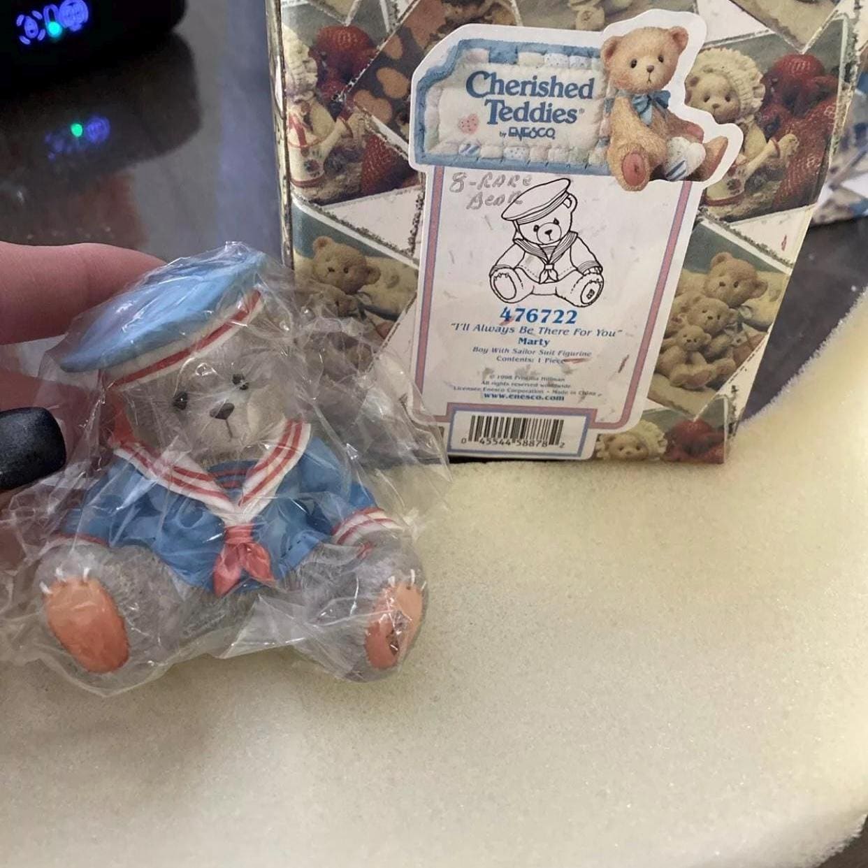 NIB Vtg Cherished Teddies Marty I'll Always Be There Figurine