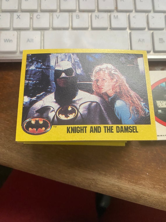 rare 1989 batman cards 1989 Topps Batman Series 2 Cards Complete Set 132 Cards 22 Stickers Vintage  Rare