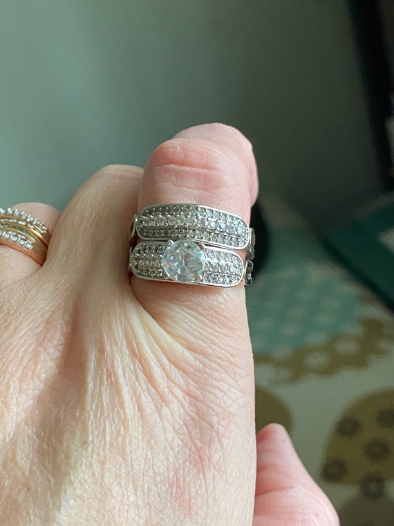 Two Rings Keep Rings Sauter Rings Together Beautiful Sterling