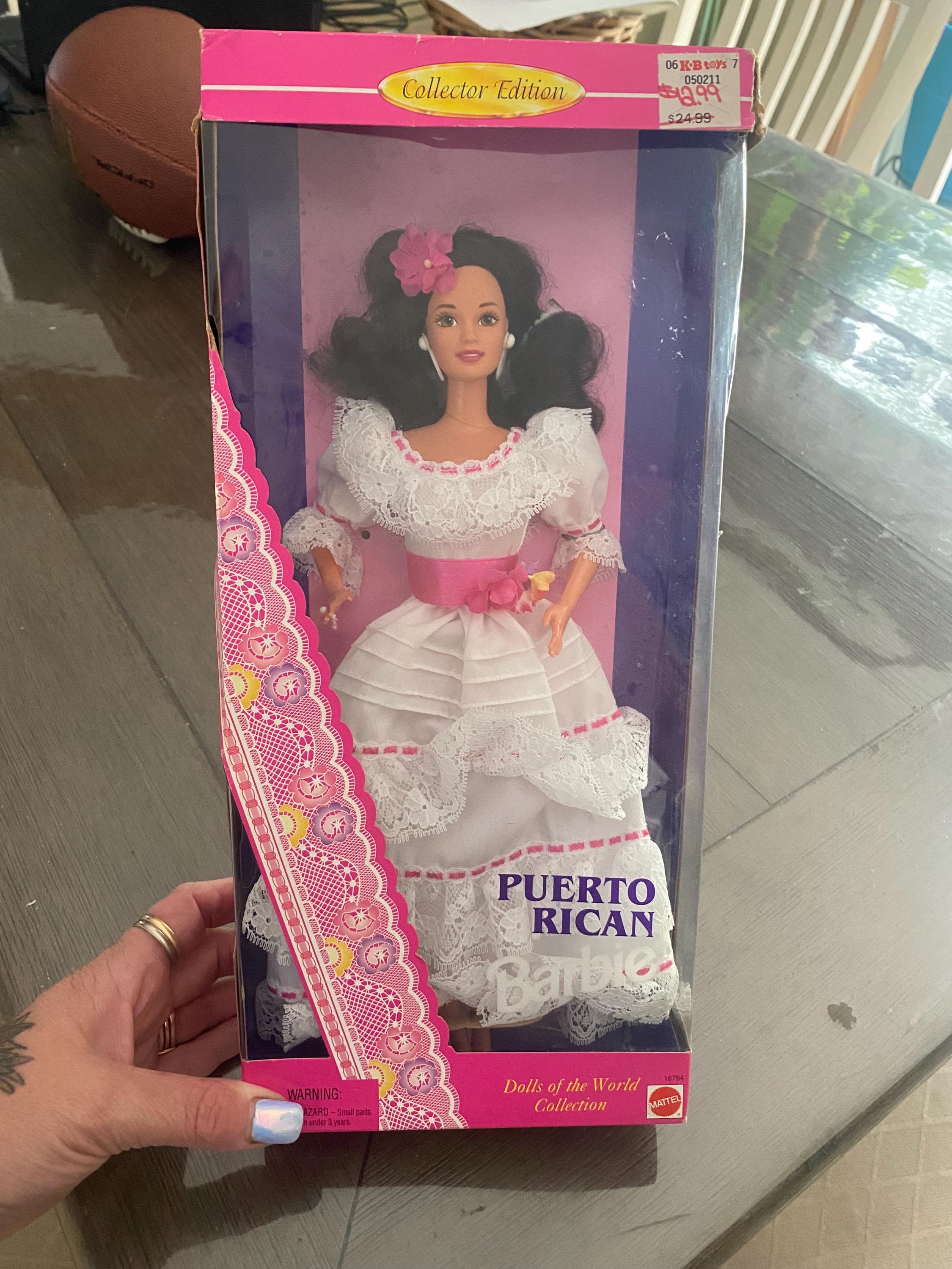 1996 Puerto Rican Barbie Doll 16754 New Sealed Box W stand Etsy
