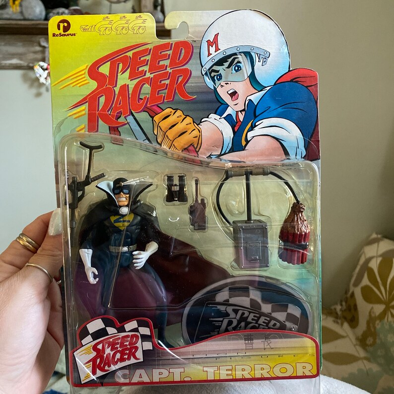 Pops Racer Resaurus 1999 Resaurus Speed Racer Capt. Terror Action Figure NEW - Etsy