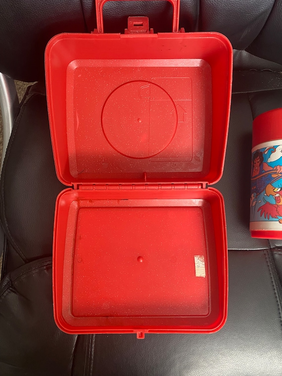 Disney Aladdin Plastic Lunchbox And Thermos 1990 … - image 2