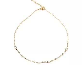 Gold choker sale necklace paparazzi