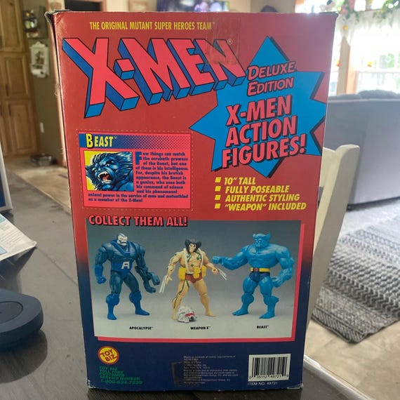 Toybiz Beast X-men Deluxe Edition Marvel 10” Action Figure