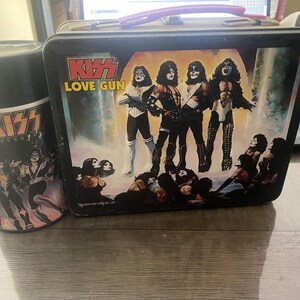 KISS LOVE GUN Lunch Box 2000 With Thermos Rare - Etsy