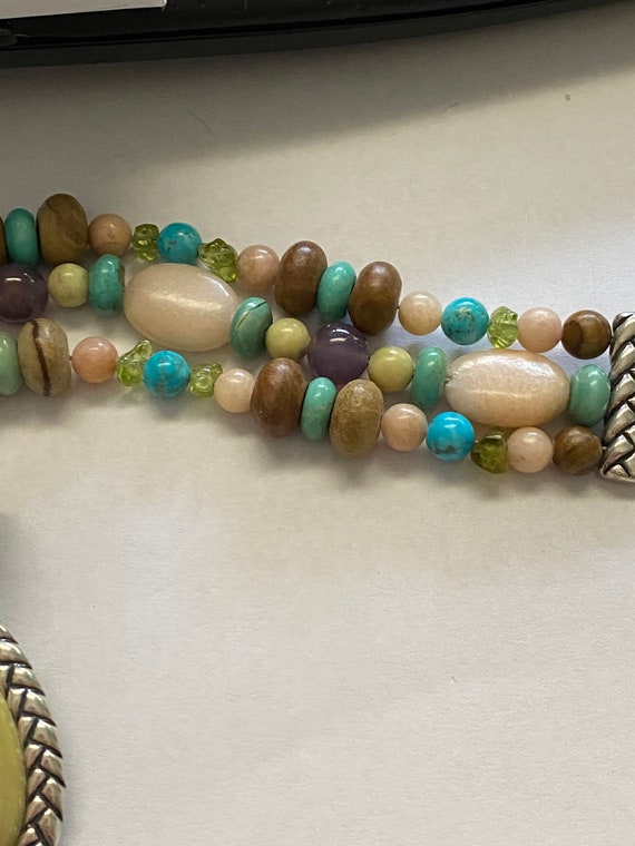 Carolyn Pollack MultiGemstone Toggle Bracelet Wit… - image 5
