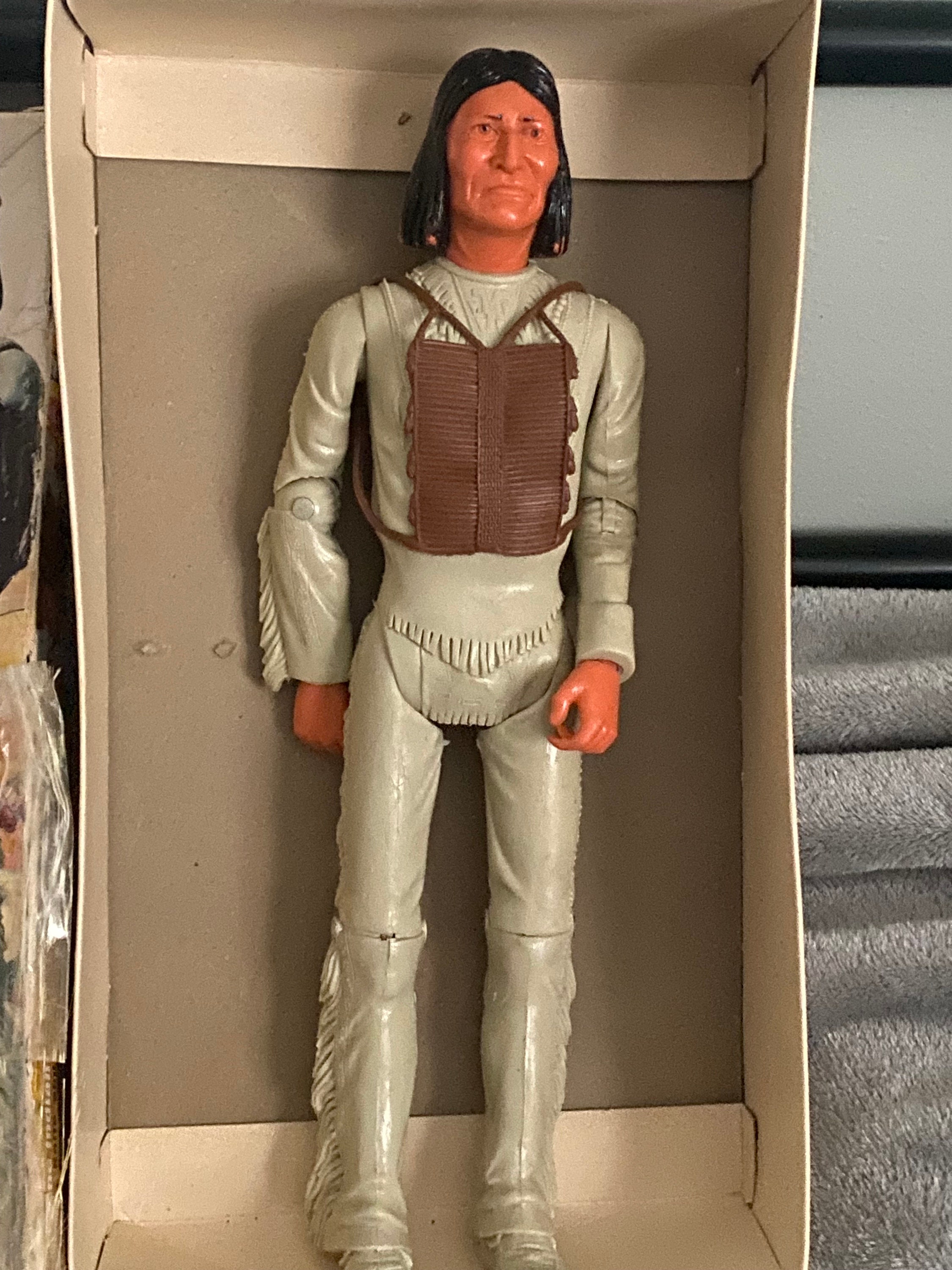 1967 Vintage Johnny West Geronimo Figure W/ Accessories & Original