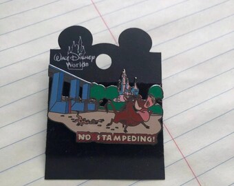 Disney Wild about Safety No Stampeding Lion King Timon and Pumba Pin