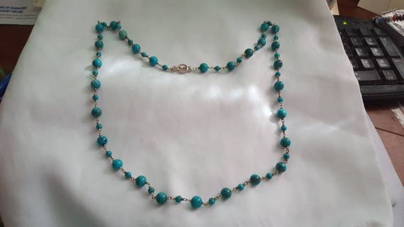 Vintage Signed WK Whitney Kelly Sterling Turquois… - image 1