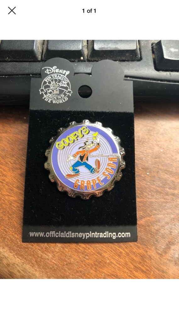 ★激レア LE1500★WDW★ダウンタウンディズニー『グーフィー』★ピン★ ディズニーピン WDW ソーダポップシリーズ グーフィーのグレープソーダ