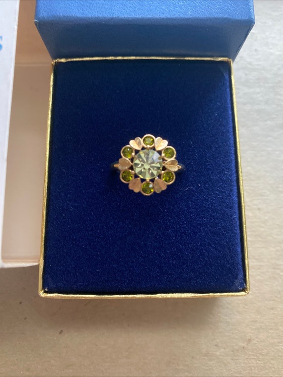 Avon Vintage 1974 Sun Brilliants Ring Size Medium - image 2