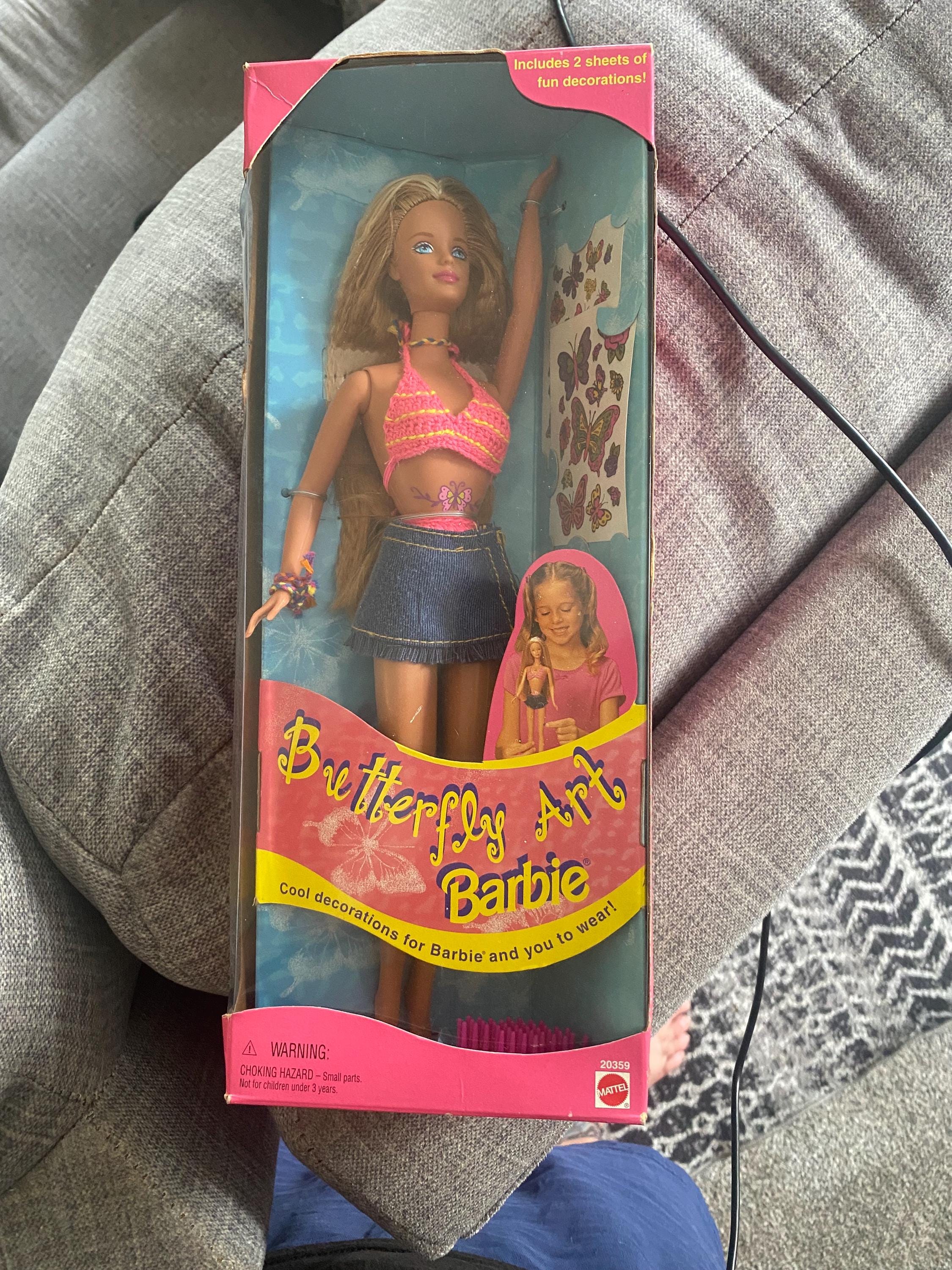 Tattooed Barbie Etsy