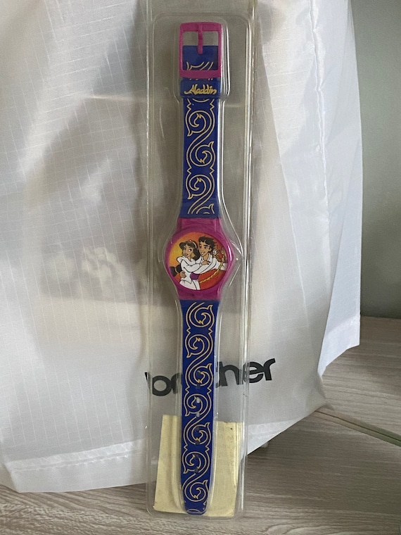Vintage Disney Aladdin-Jasmine Watch WALT DISNEY WRISTWATCH Vintage Retro Watch Factory Sealed  main image 2