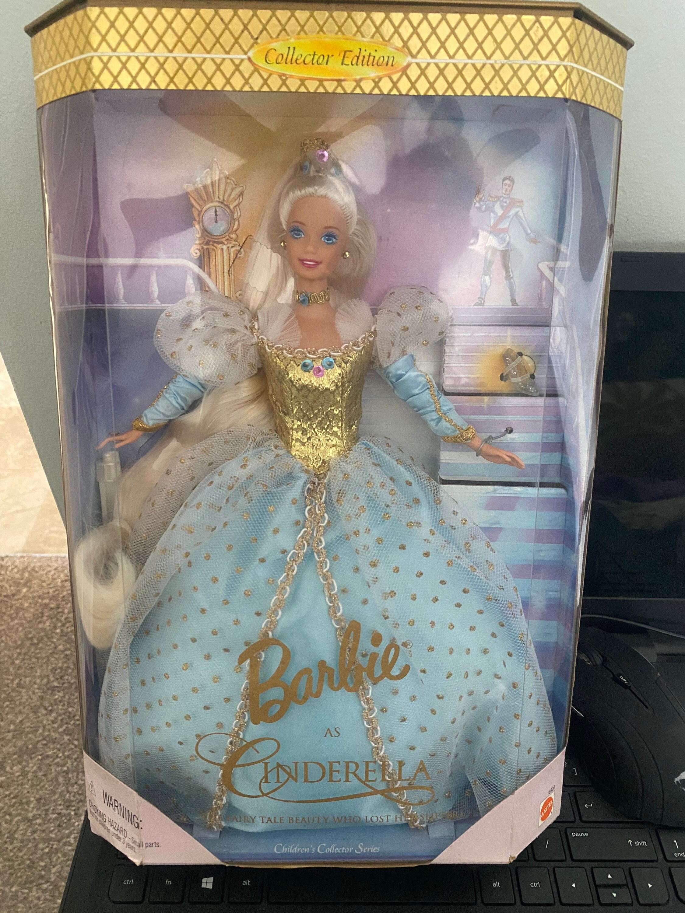 Vintage Rare 1996 Barbie as Cinderella Collector Edition NIB by Mattel 