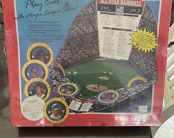 The Original Cadaco MLB All-Star Baseball Game 62 Player Discs 1989 NEW SEALED