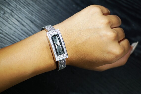 Watch made of pure cheap silver