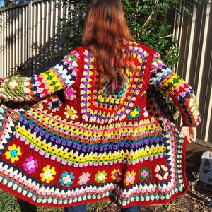 Retro granny square jacket image 3